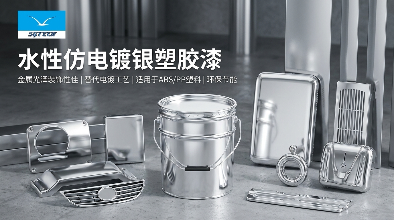 水性仿电镀银塑胶漆